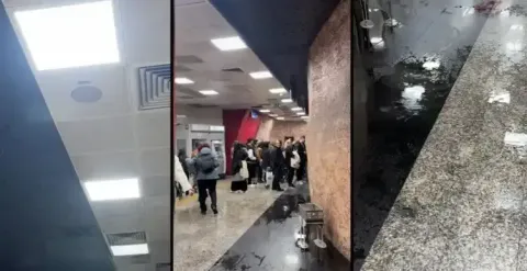 İstanbul'da Sağanak Hayatı Felç Etti! 112'ye 2.518 İhbar, Metro İstasyonunu Su Bastı
