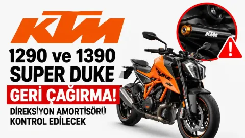 KTM 1290 ve 1390 Super Duke İçin Dünya Genelinde Geri Çağırma! Direksiyon Amortisörü Kontrol Edilecek
