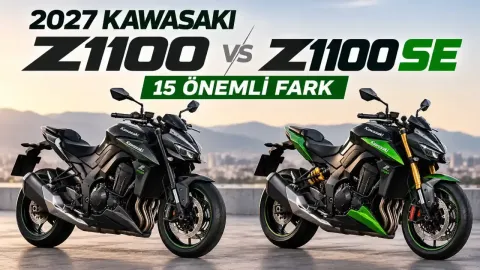 2027 Kawasaki Z1100 ve Z1100 SE: 15 Maddede Farklar, Yenilikler ve Fiyat Karşılaştırması