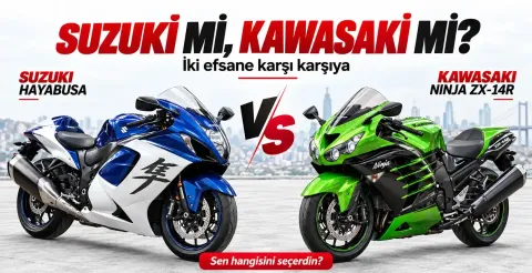Suzuki Hayabusa mı Kawasaki Ninja ZX-14R mı? Teknik Özellikler, Performans ve Türkiye Fiyat Karşılaştırması