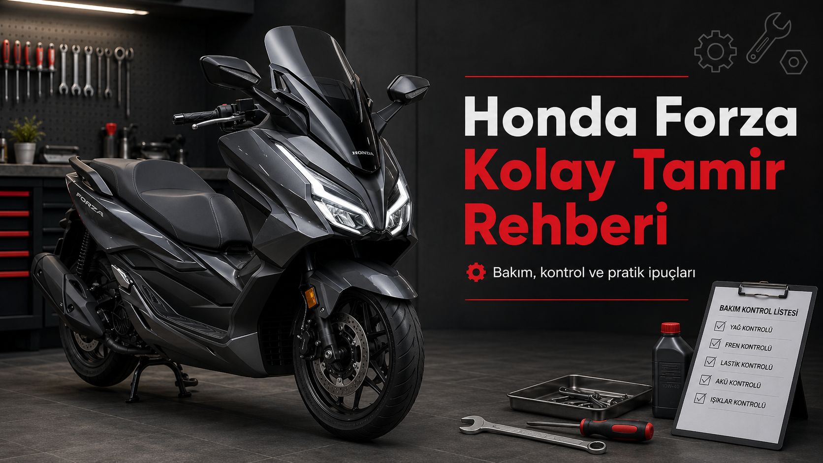 Honda Forza Tamir ve Bakım Rehberi: Forza Kullanıcılarının Bilmesi Gerekenler
