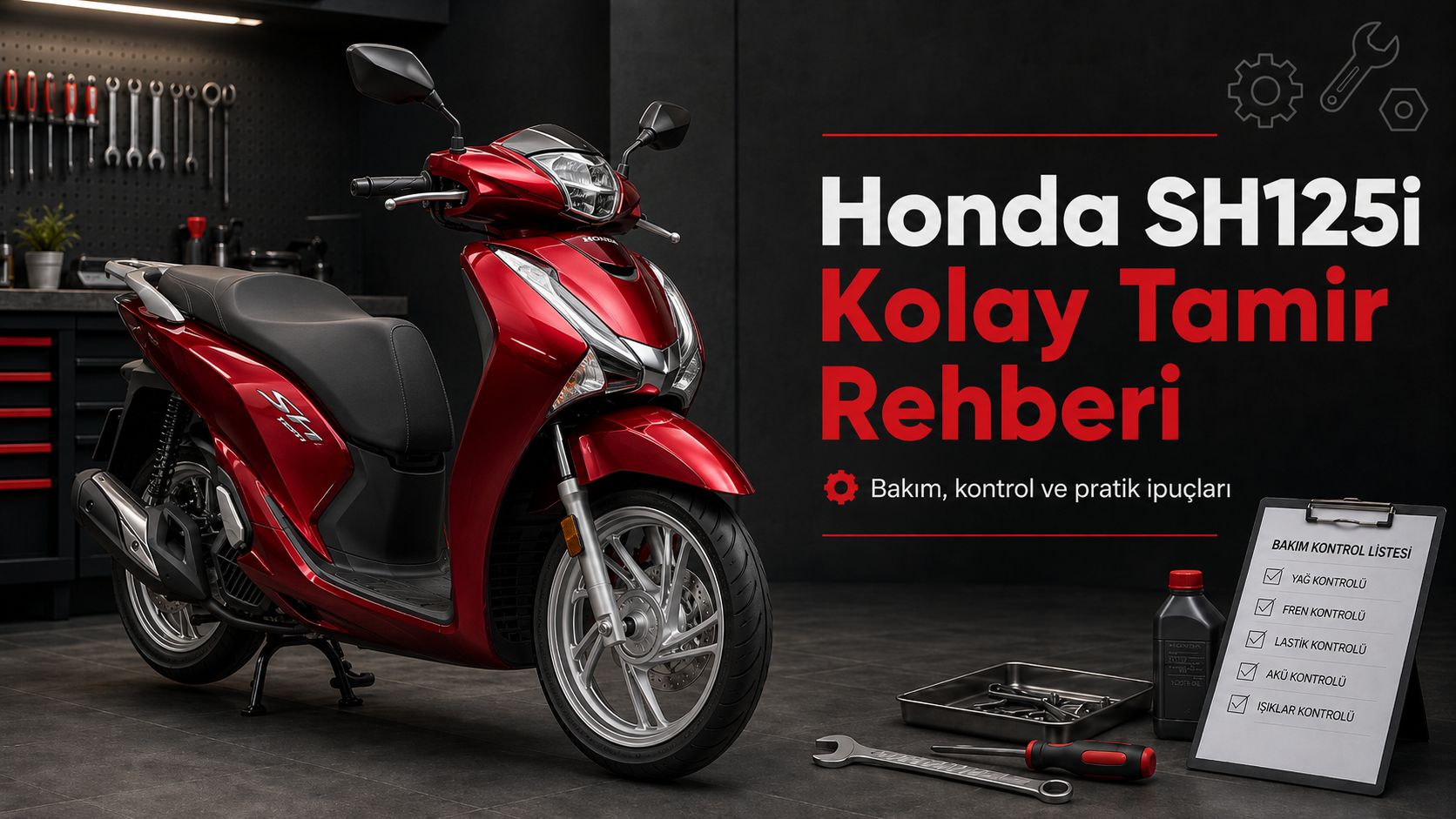 Honda SH125i Tamir ve Bakım Rehberi: SH125i Kullanıcılarının Bilmesi Gerekenler