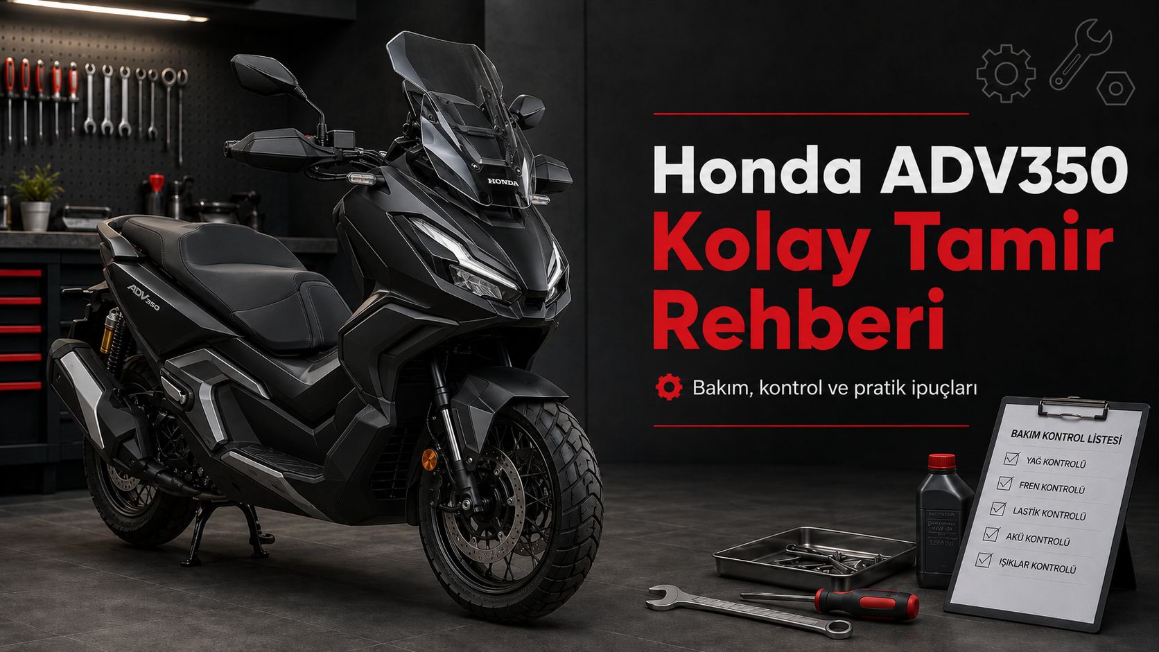 Honda ADV350 Tamir ve Bakım Rehberi: ADV350 Kullanıcılarının Bilmesi Gerekenler