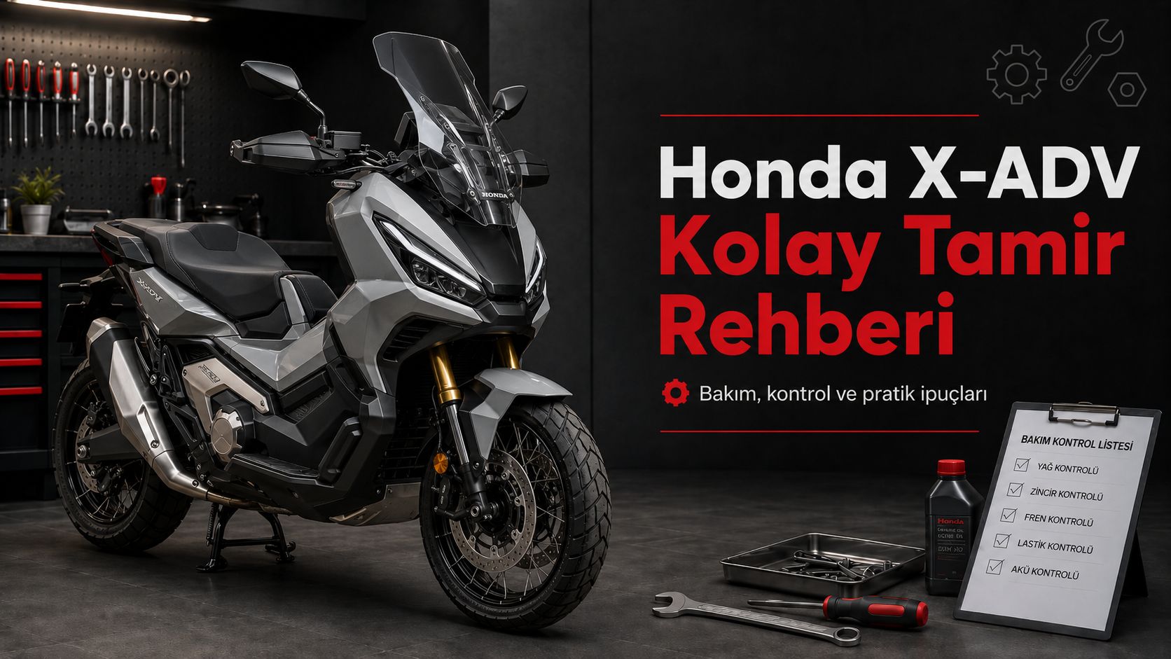 Honda X-ADV Tamir ve Bakım Rehberi: X-ADV Kullanıcılarının Bilmesi Gerekenler