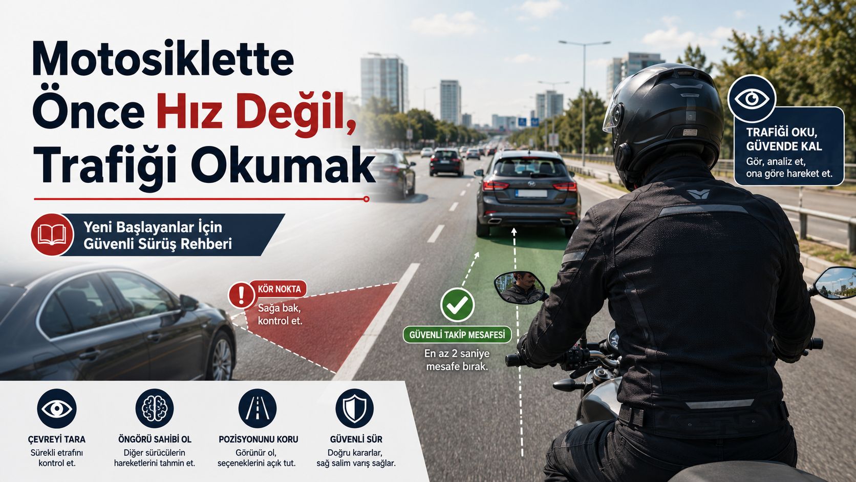 Motosiklete Yeni Başlayanlar İçin En Önemli Kural