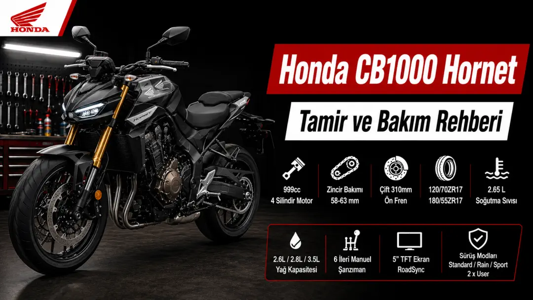 Honda CB1000 Hornet Tamir ve Bakım Rehberi