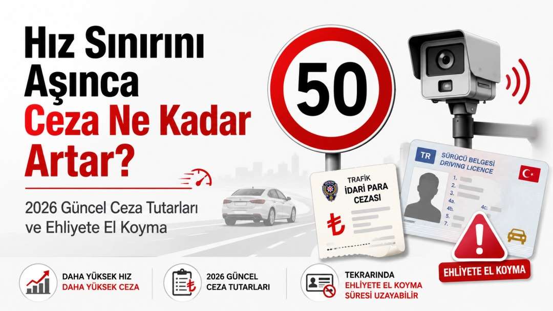 Hız Sınırını Aşınca Ceza Ne Kadar Artar?