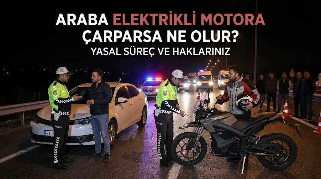 Yolda Otomobil Elektrikli Motora Çarparsa Yasa Ne Diyor?