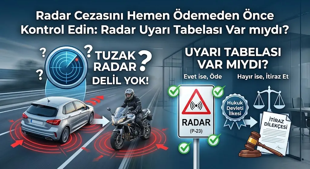 Radar Cezasını Hemen Ödemeden Önce