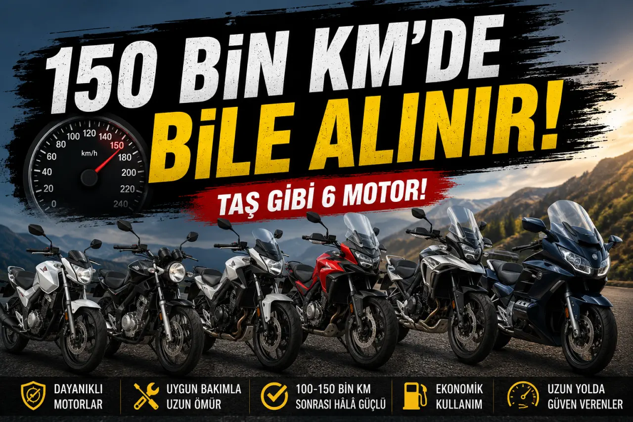 100-150 Bin Kilometreyi Geçse Bile Alınabilecek “Taş Gibi” 6 Motosiklet
