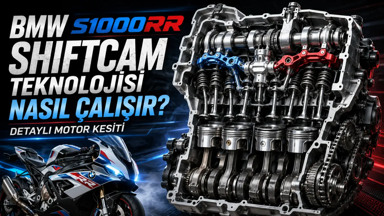BMW S1000RR ShiftCam Teknolojisi Nasıl Çalışır? (Detaylı Motor Kesiti)