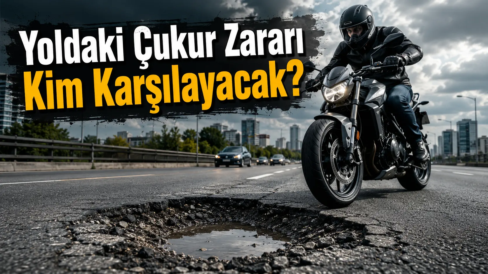 Yoldaki Çukur Aracınıza Zarar Verdiyse Masrafı Kim Karşılayacak?