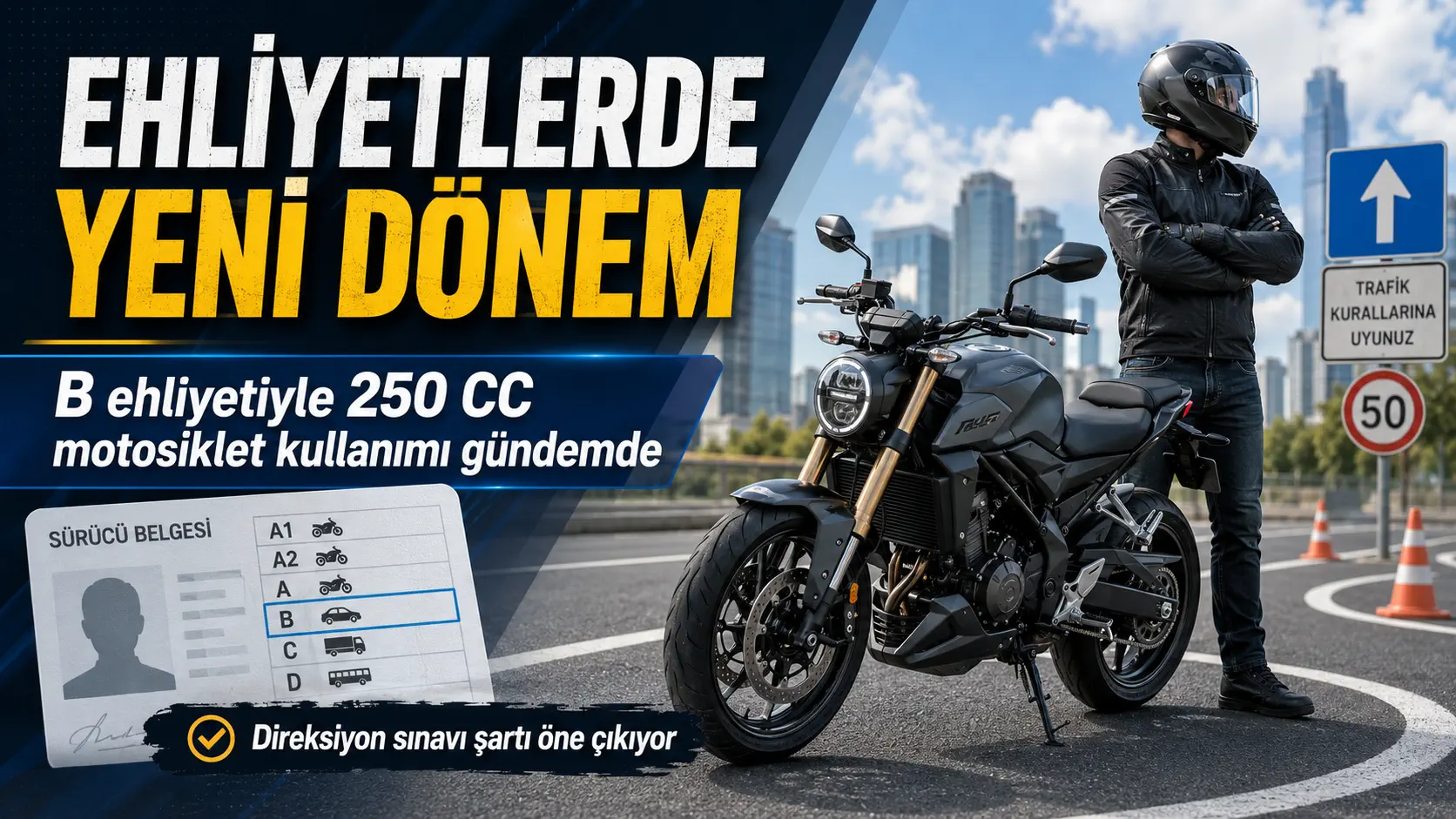 B Sınıfı Ehliyetle 250 CC Motosiklet Dönemi mi Başlıyor?