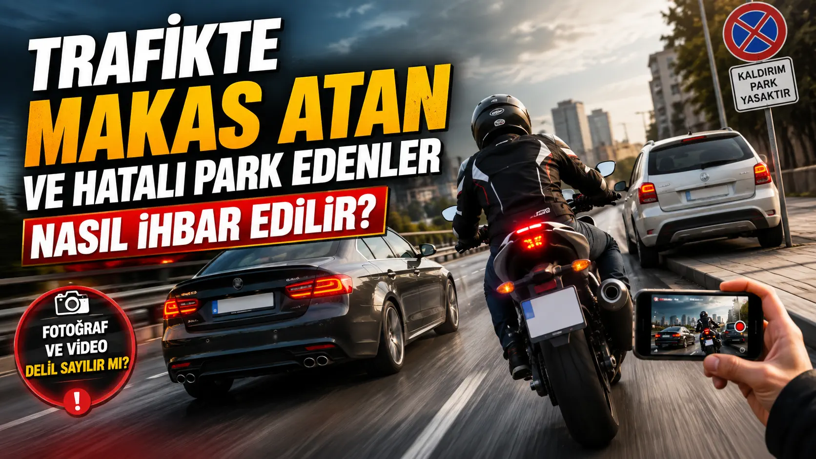 Trafikte Makas Atan ve Hatalı Park Eden Sürücüler Nasıl İhbar Edilir?