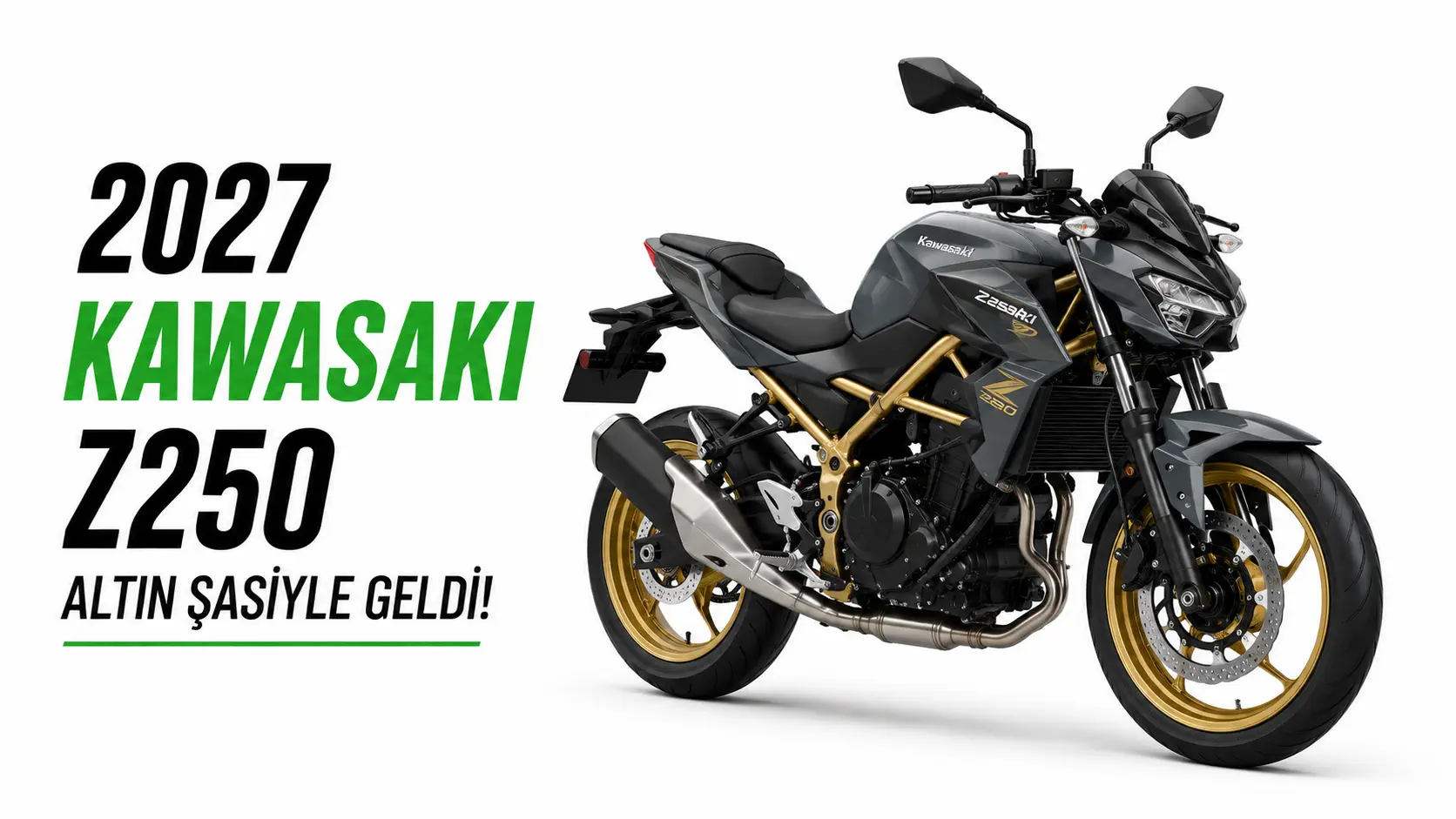 2027 Kawasaki Z250 Tanıtıldı!