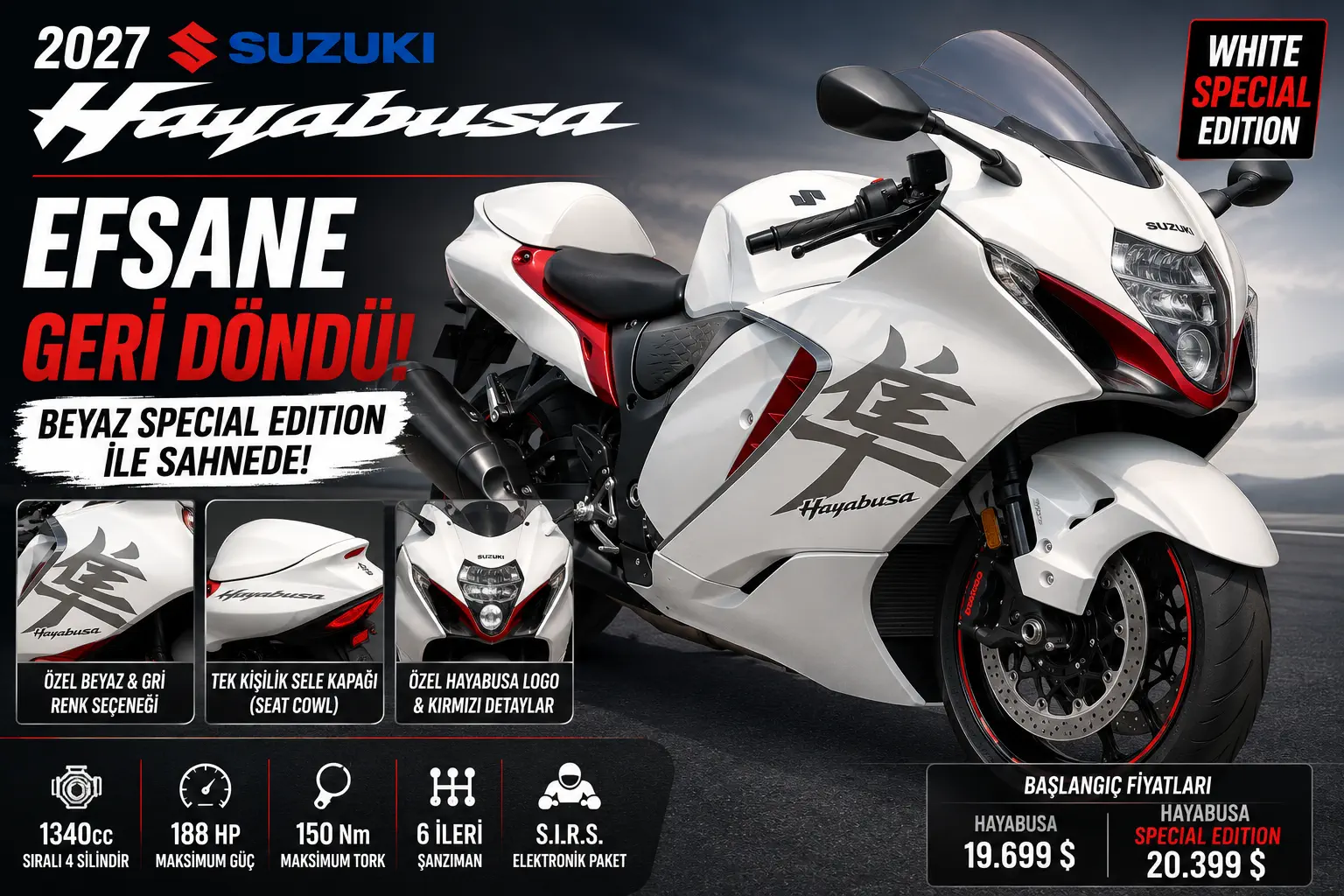 2027 Suzuki Hayabusa Tanıtıldı!
