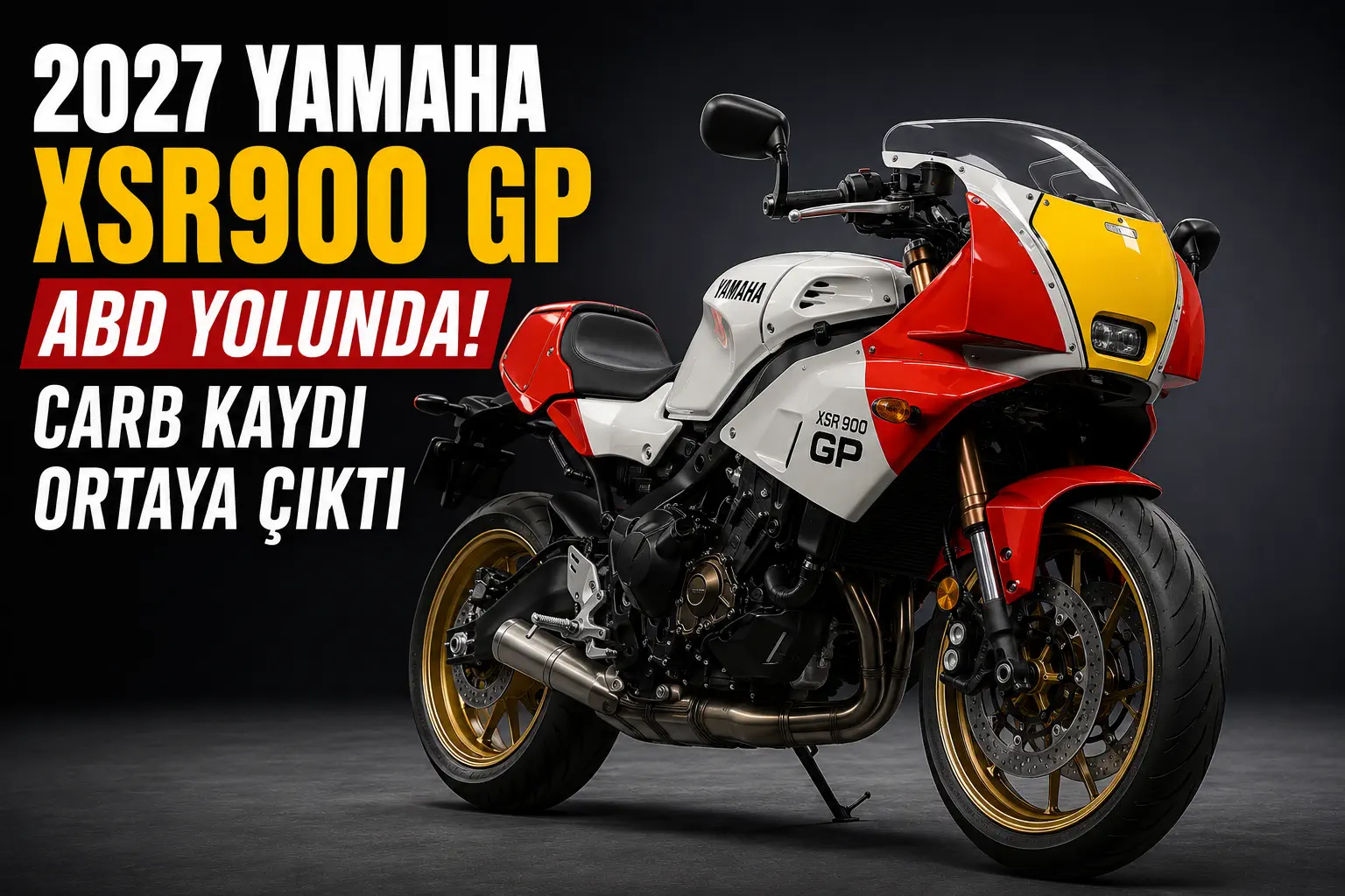 2027 Yamaha XSR900 GP ABD Yolunda! CARB Kaydı Ortaya Çıktı