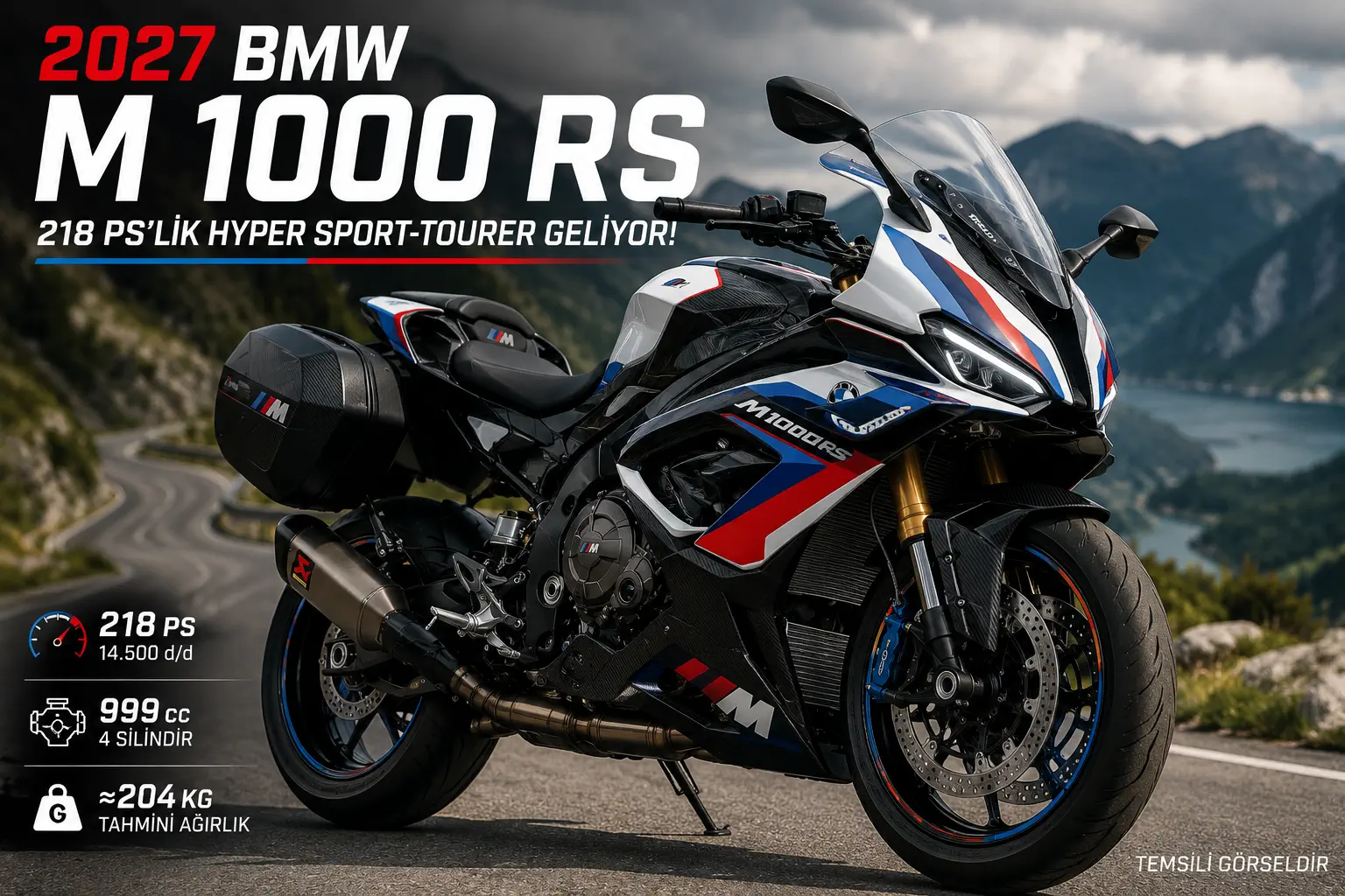 2027 BMW M 1000 RS Geliyor! 218 PS’lik Yeni Hyper Tourer Ortaya Çıktı