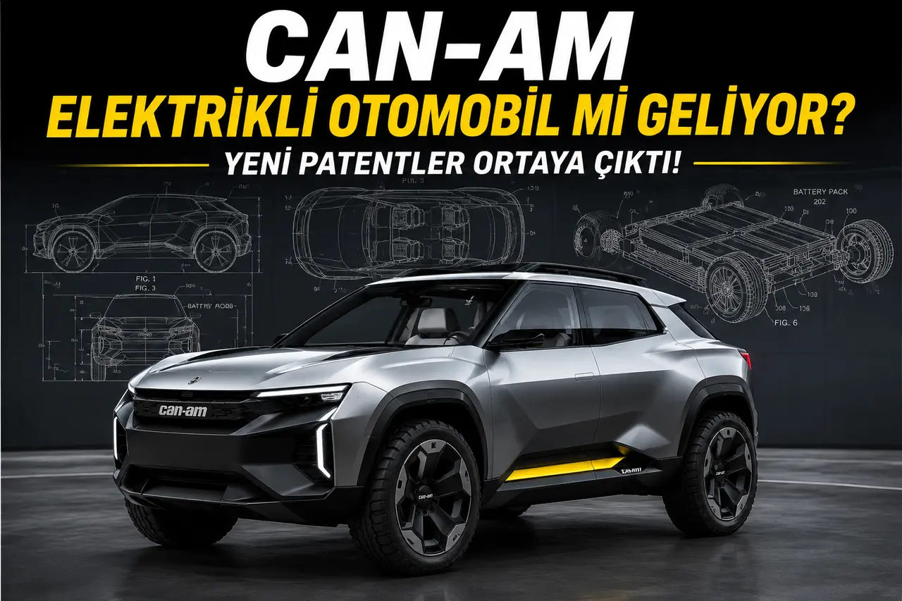 Can-Am Elektrikli Otomobil mi Yapıyor? Yeni Patentlerde Şaşırtan Detaylar Ortaya Çıktı