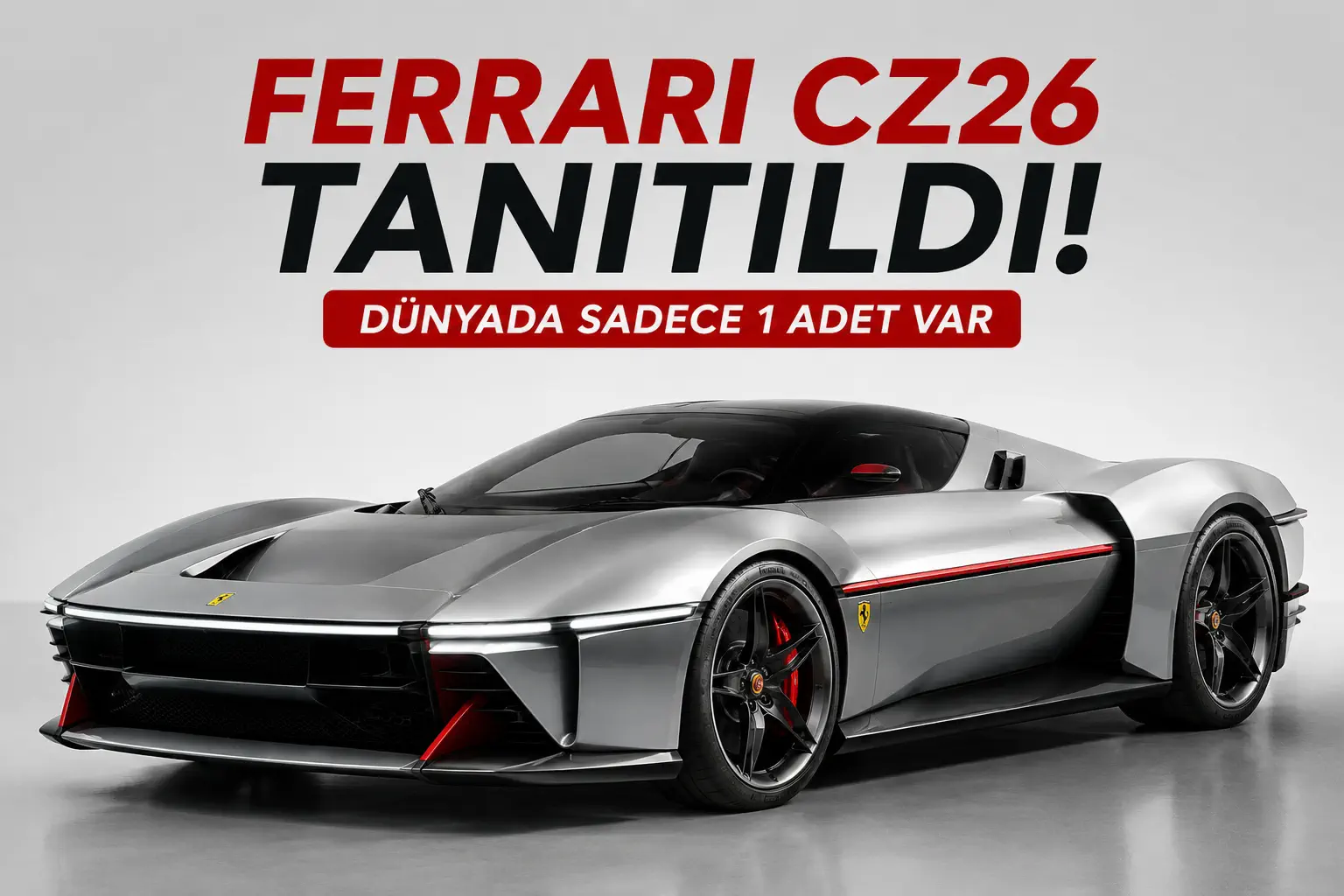 Ferrari CZ26 Tanıtıldı: Dünyada Sadece 1 Adet Var!
