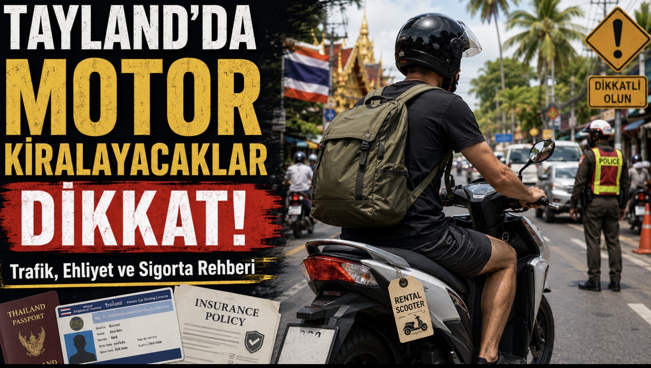 Tayland’da Motosiklet Kiralamadan Önce Bilmeniz Gereken 30 Şey