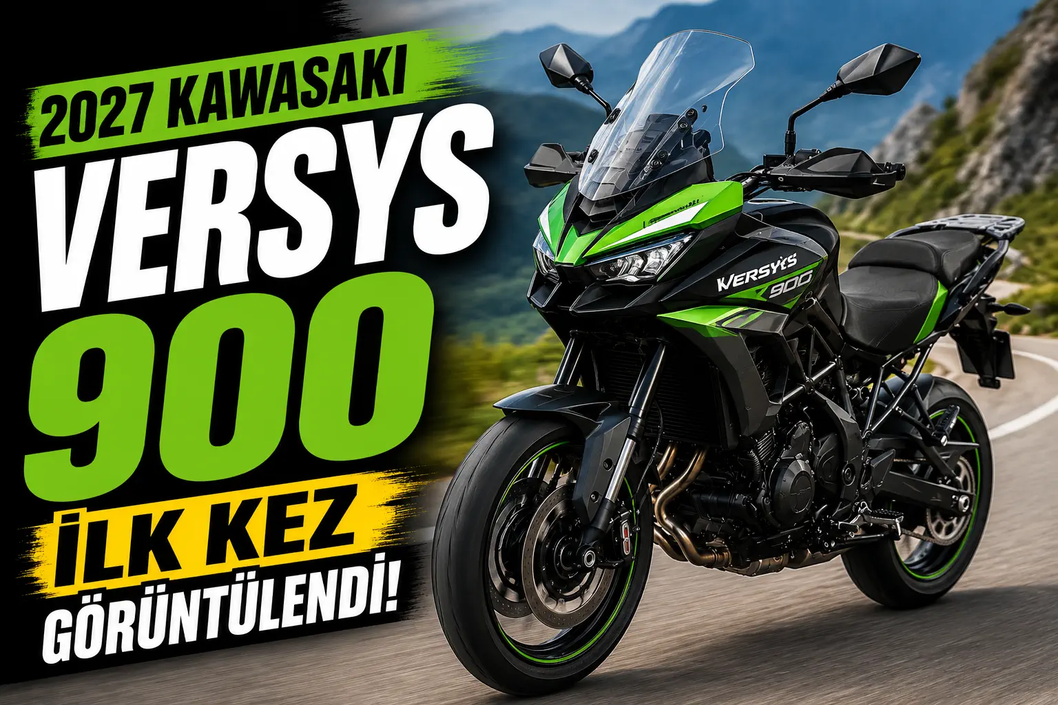 2027 Kawasaki Versys 900 İlk Kez Görüntülendi: Z900 Motorlu Yeni Versys Geliyor