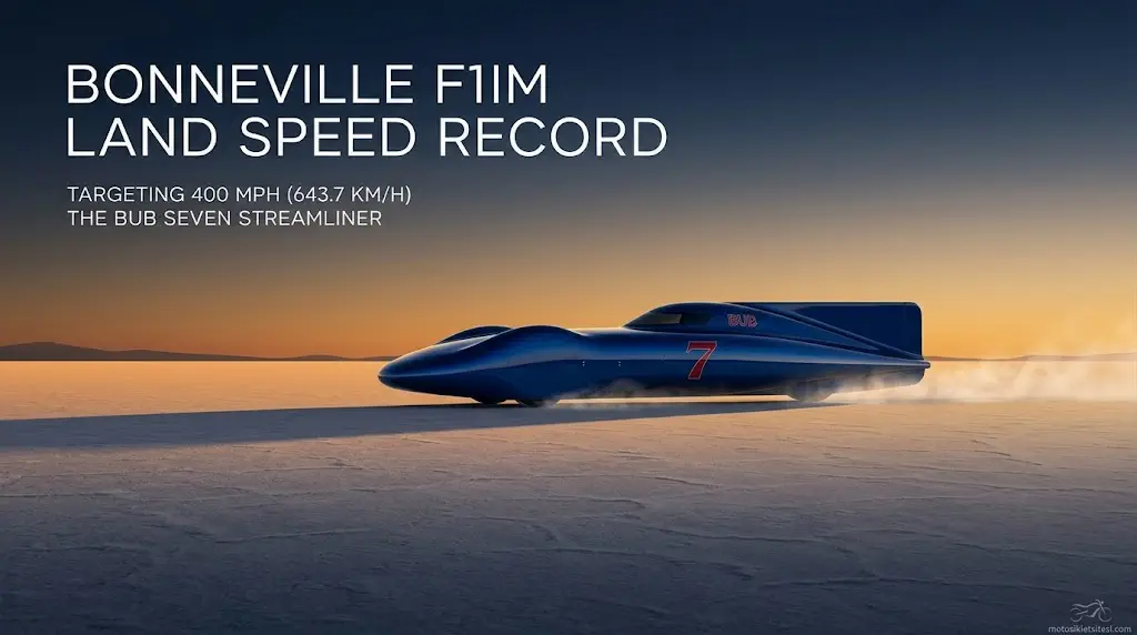 Bonneville’de 643 km/s Hedefi: 3000cc Turbo V4 BUB Seven Sahneye Çıkıyor