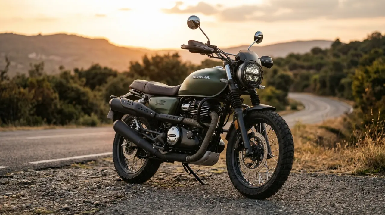 Yeni Honda CB350 Scrambler Geliyor: Yüksek Egzoz ve Retro-Arazi Çizgileriyle Hunter 350’ye Rakip