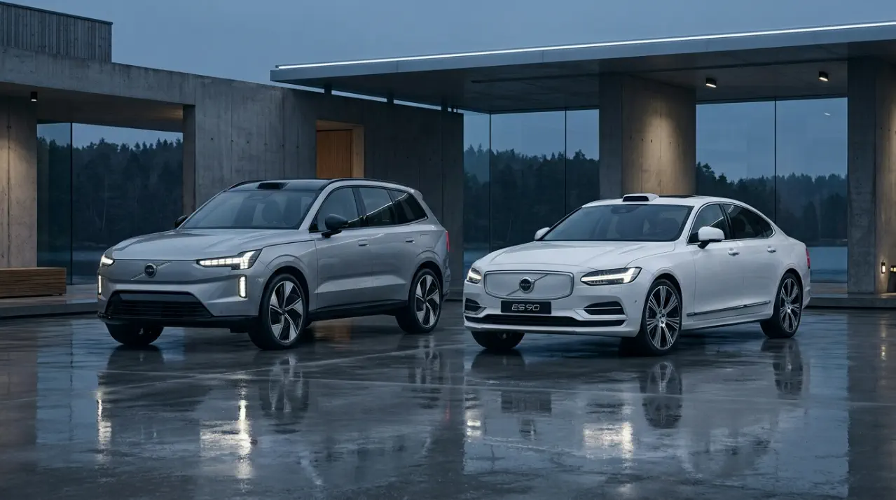 Volvo EX90 ve ES90 Lansman Tarihi Belli Oldu: 106 kWh Batarya ve 696 km Menzil!