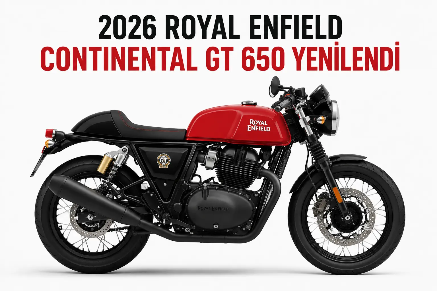 2026 Royal Enfield Continental GT 650 Yenilendi: İşte Tüm Değişiklikler