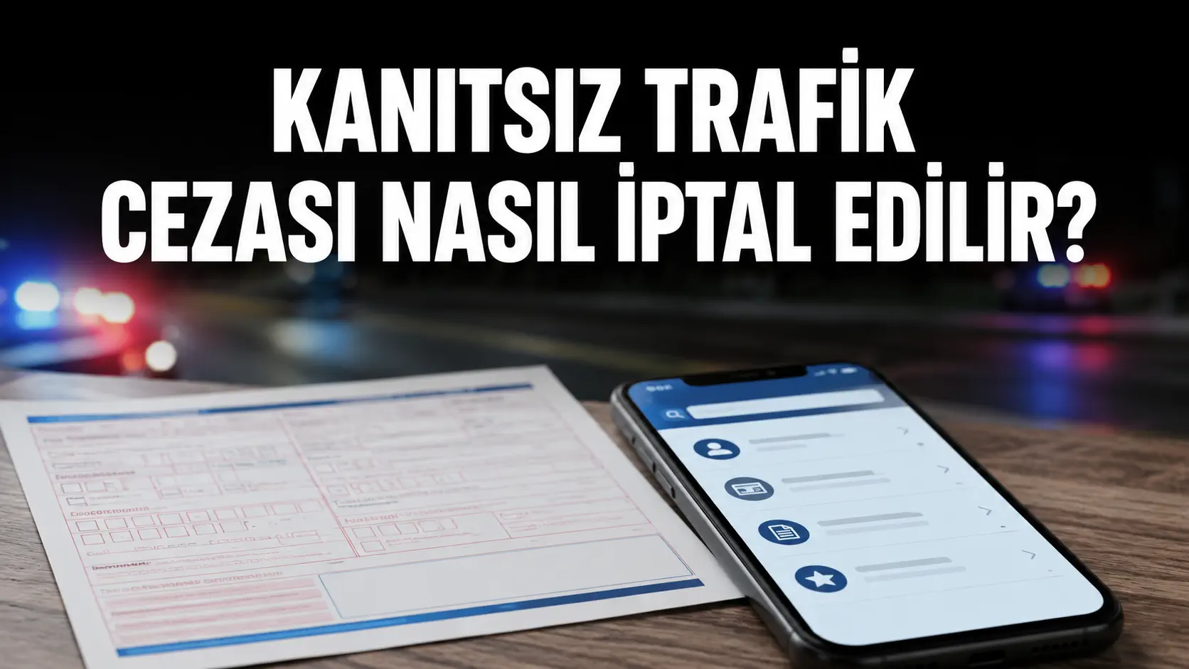 Kanıtsız Kesilen Trafik Cezası e-Devlet Üzerinden Nasıl İptal Ettirilir?