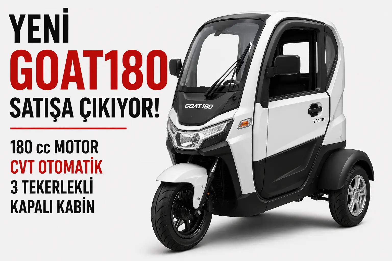 Yeni GOAT180 Satışa Çıkıyor