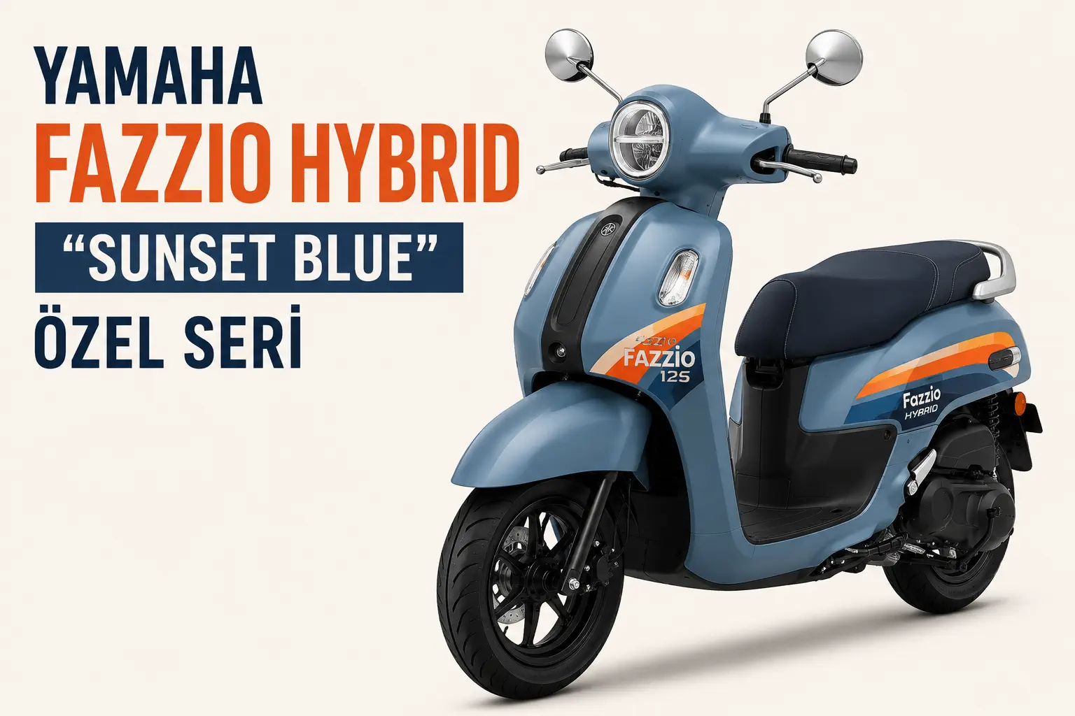 Yamaha Fazzio Hybrid “Sunset Blue” Özel Seri Tanıtıldı