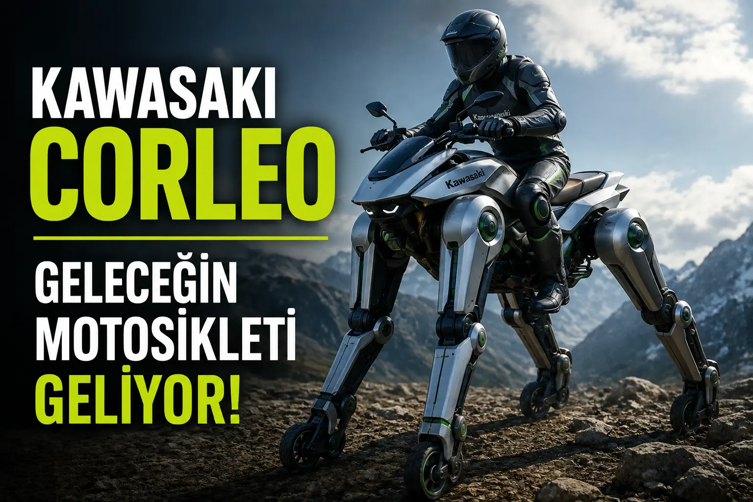 Kawasaki CORLEO'ya Çin'den Rakip: Qiji Hem Yürüyor Hem Gidiyor