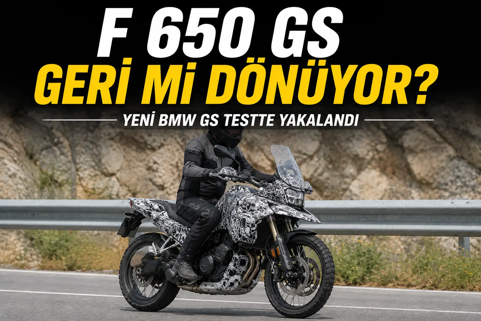 Yeni BMW GS Testte Yakalandı: F 650 GS Geri mi Dönüyor?