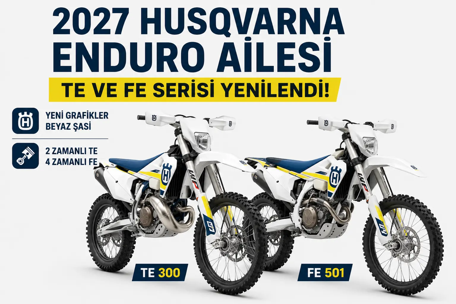 2027 Husqvarna Enduro Ailesi Türkiye Sitesinde: TE ve FE Serisi Yenilendi