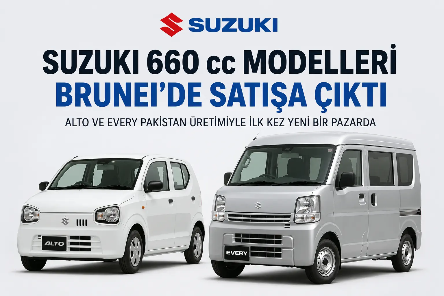 Suzuki’den Yeni Hamle: 660 cc Alto ve Every İlk Kez Yeni Bir Pazara Açıldı