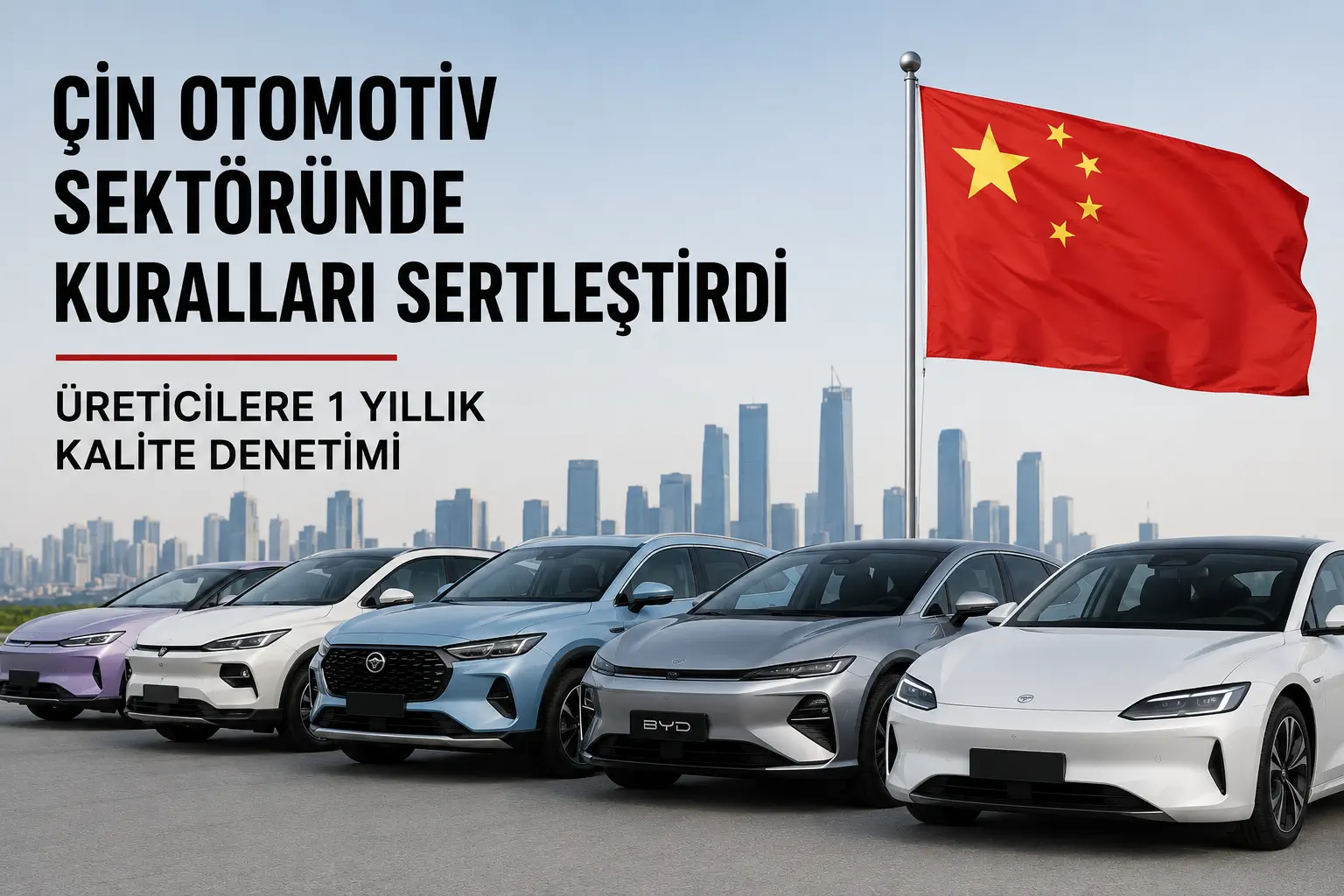 Çin Otomotiv Sektöründe Kuralları Sertleştirdi