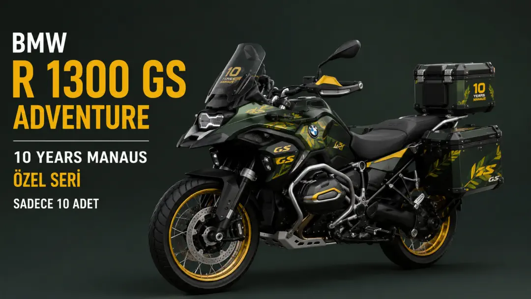 BMW’den Sadece 10 Adetlik R 1300 GS Adventure: “10 Years Manaus” Özel Serisi