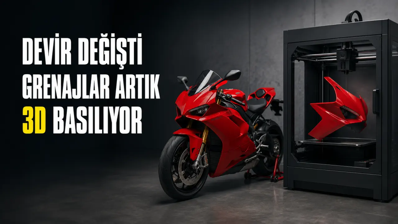 Devir Değişti: Motosiklet Grenajları Artık 3D Yazıcıyla Üretiliyor