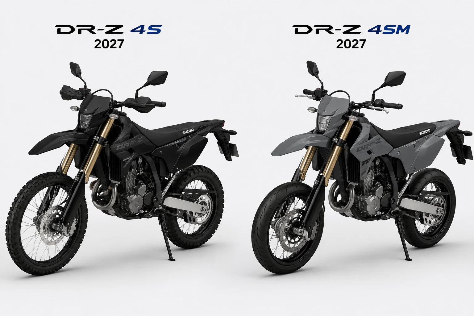 2027 Suzuki DR-Z4S ve DR-Z4SM Açıklandı: Yeni Renkler Geldi