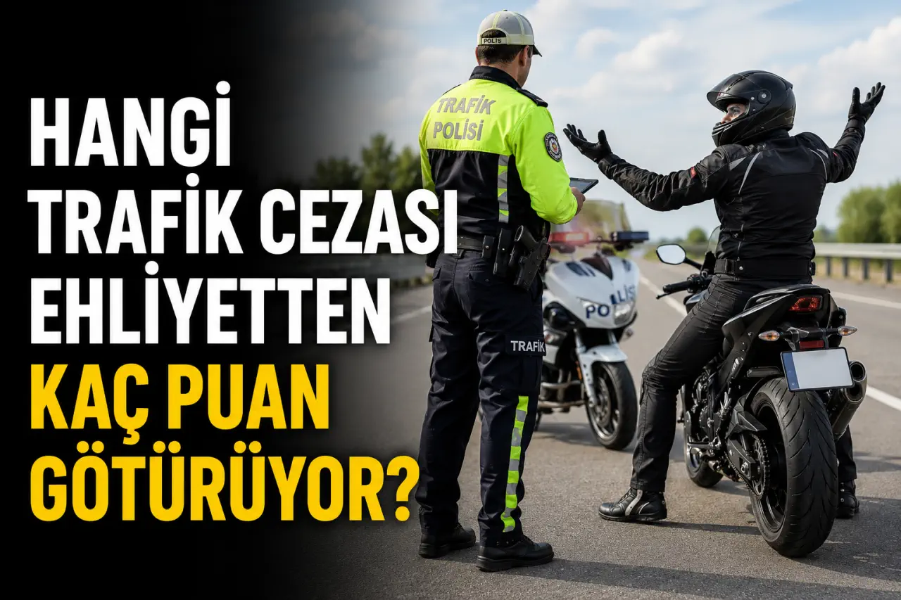 Hangi Trafik Cezası Ehliyetten Kaç Puan Götürüyor?
