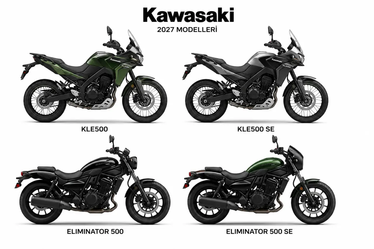 2027 Kawasaki KLE500 ve Eliminator 500 Açıklandı