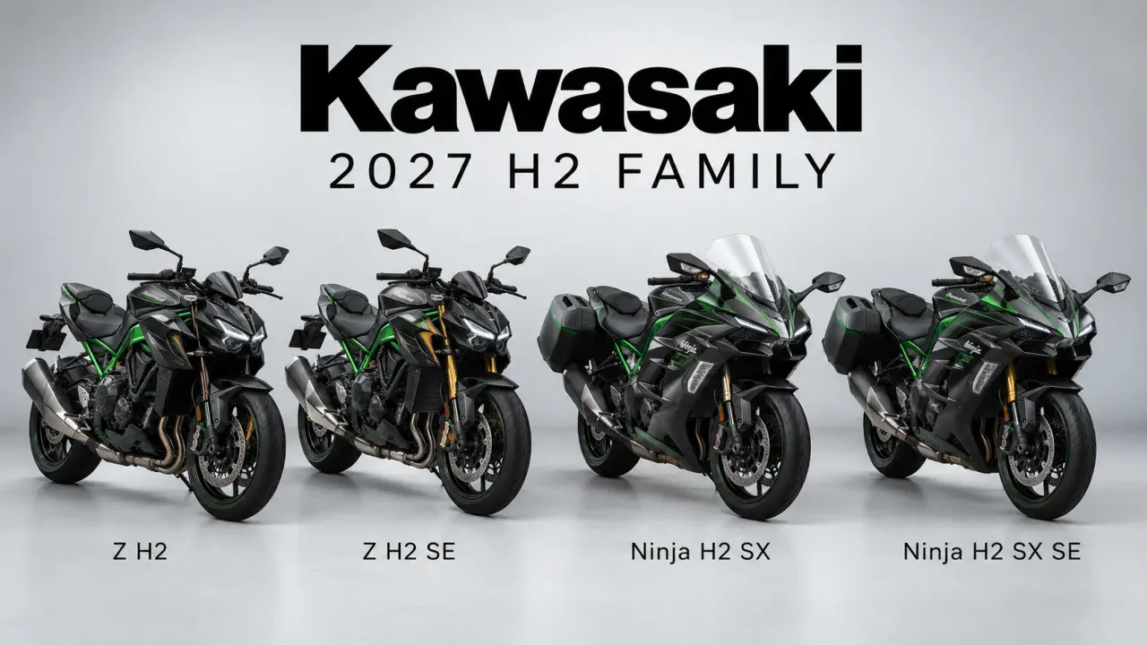 Kawasaki 2027 Süperşarjlı Ailesini Resmen Doğruladı: 200 PS’lik H2’ler Devam Ediyor