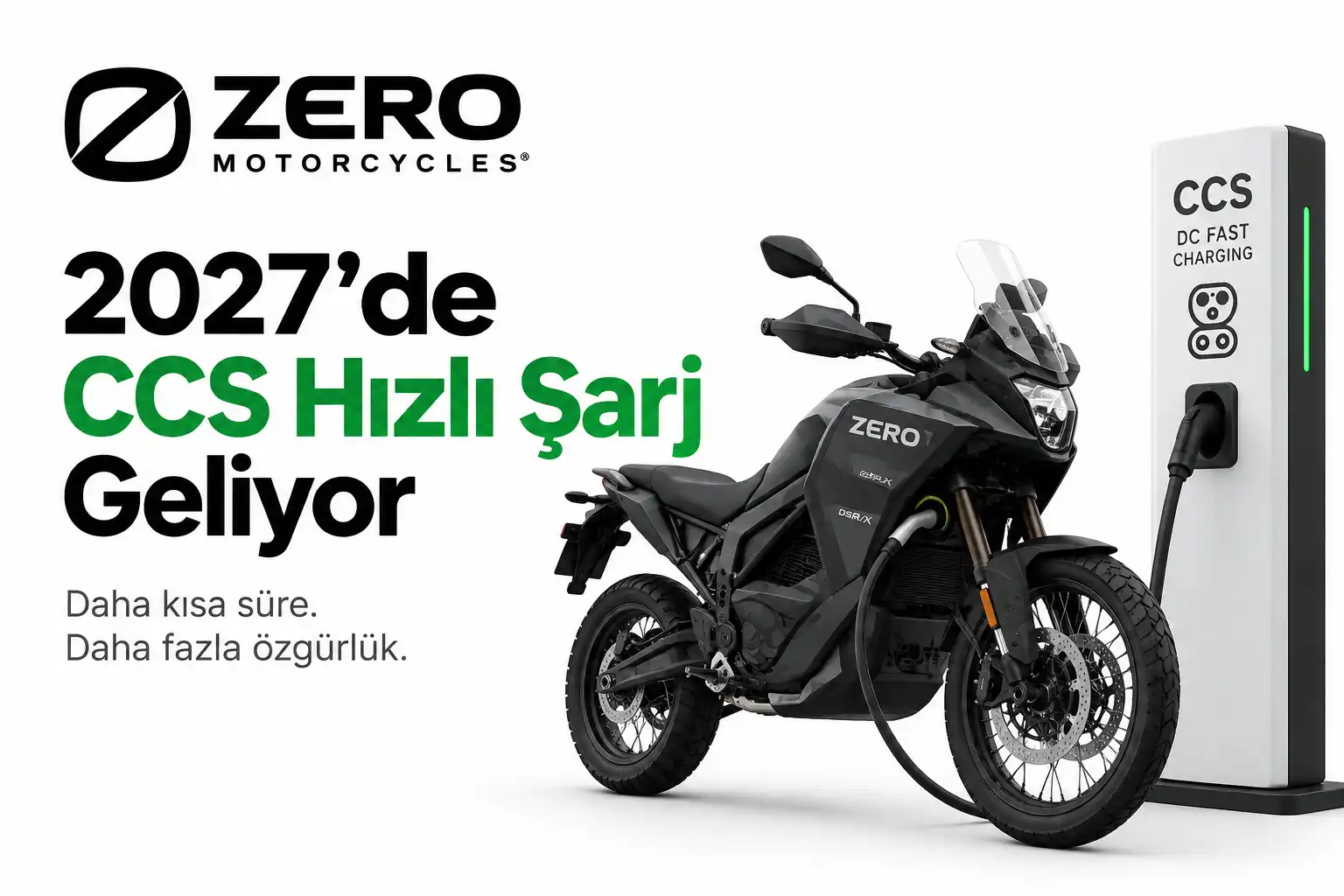 Zero Motorcycles’tan Büyük Hamle: 2027’de CCS Hızlı Şarj Geliyor