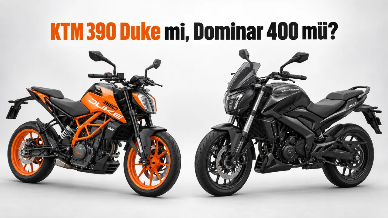 KTM 390 Duke mı, Bajaj Dominar 400 mü? Teknik Karşılaştırma: Hangisi Daha Mantıklı?