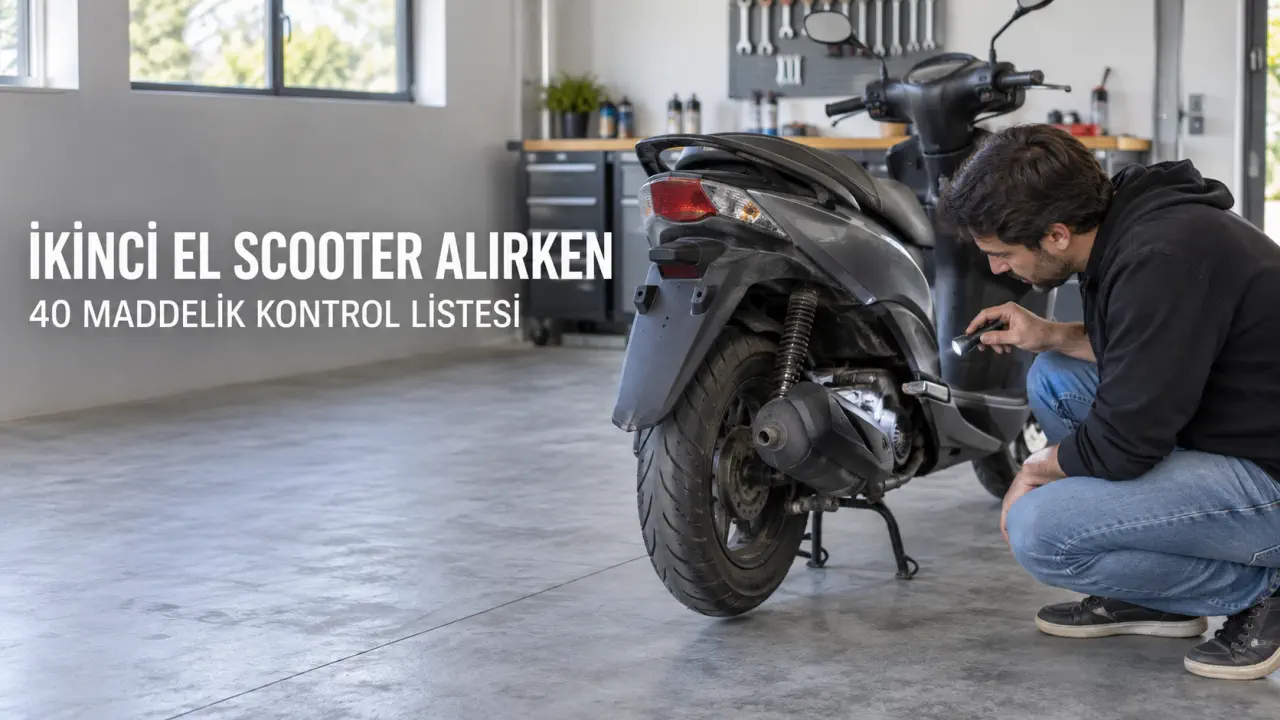 İkinci El Scooter Alırken Nelere Bakılır? Satın Alma Öncesi 40 Maddelik Kontrol Listesi