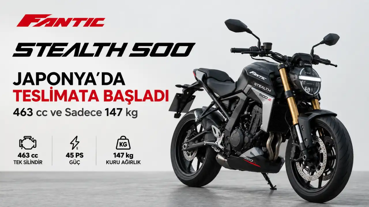 Fantic Stealth 500 Japonya’da Satışa Çıktı: 463 cc, 45 PS ve 147 kg