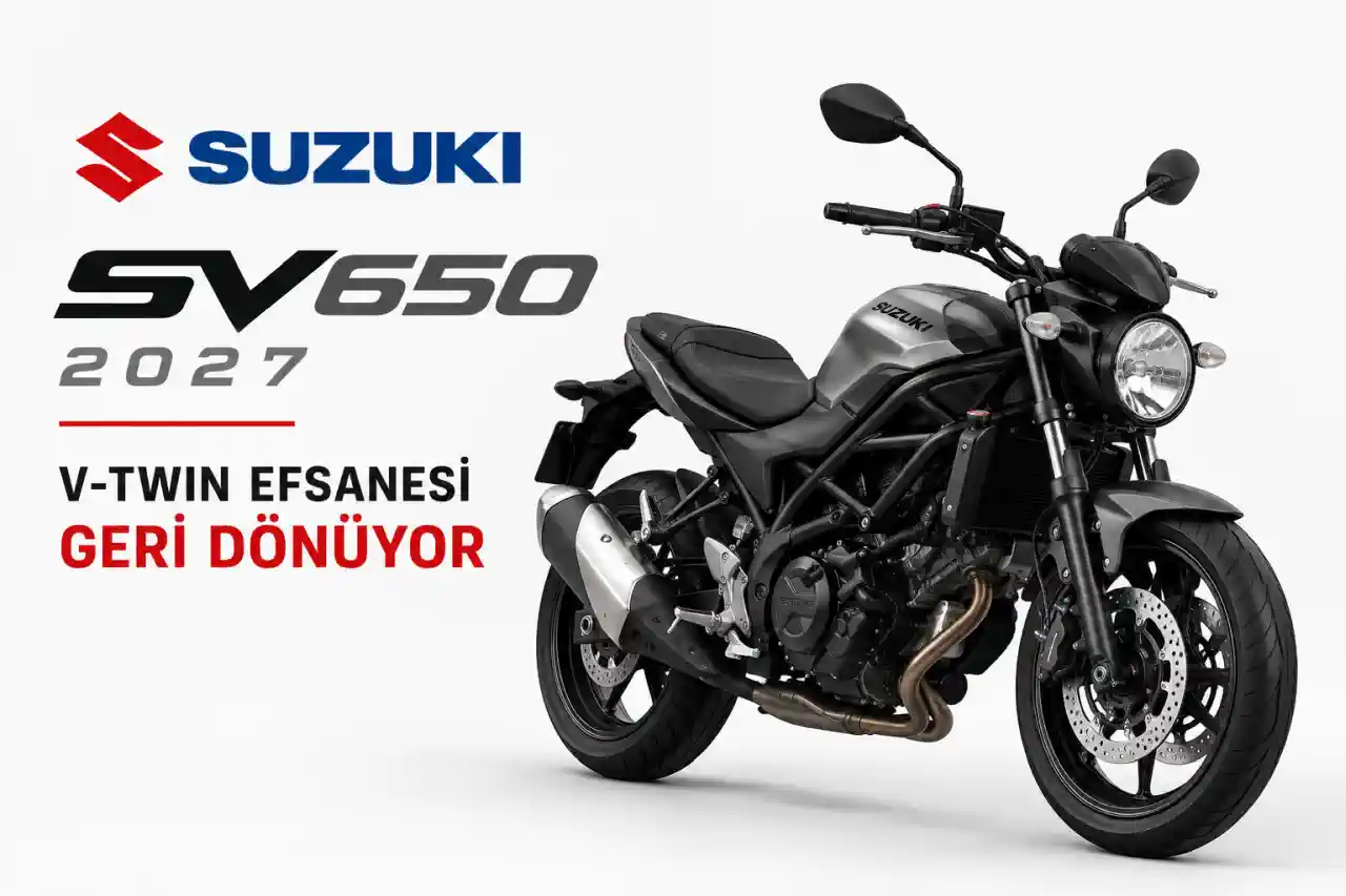 2027 Suzuki SV650 Ortaya Çıktı: V-Twin Efsanesi Güncellenmiş Motorla Devam Ediyor