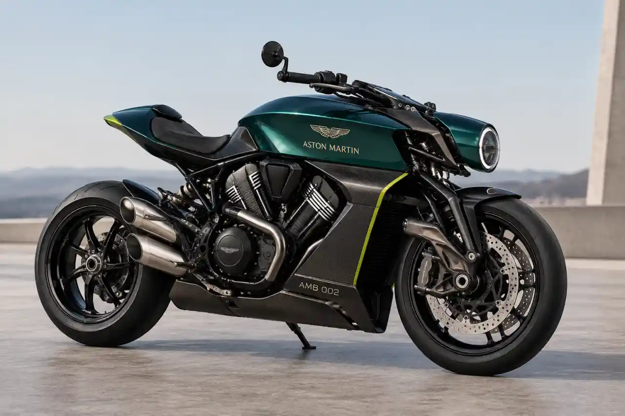 Aston Martin’in İlk Yola Çıkabilen Motosikleti Tanıtıldı: AMB 002 Roadster